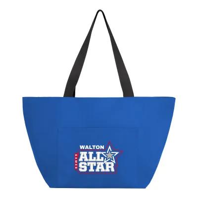Custom Tote Bag rPET Extra Large with PU Lining - 13½ x 23¾ in - product view 3