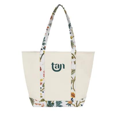 Custom Tote Bag Recycled Poly Canvas Starboard - 20 x 15 in