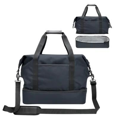 Weekender Bag rPET Drop Bottom Travel Style - 18.5 x 15 in - product view 13
