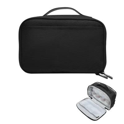 Travel Pouch rPET Material with Leather Accents - 8.5 x 5.5 in - product view 9
