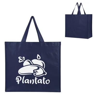 Custom Tote Bag Recycled Non-Woven Shopper - 17.75 x 15.75 in - product view 1