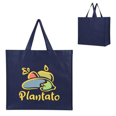 Custom Tote Bag Recycled Non-Woven Shopper - 17.75 x 15.75 in - product view 2