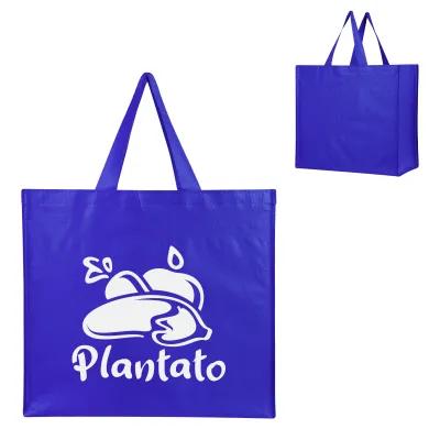 Custom Tote Bag Recycled Non-Woven Shopper - 17.75 x 15.75 in - product view 9