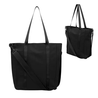 Custom Tote Bag rPET Leatherette Computer - 12 x 14 in - product view 2