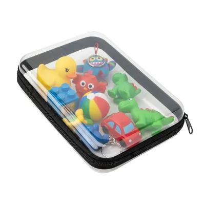 Hard Case Zippered PET Polyester Claire - 6 x 8.25 x 2 in - product view 4