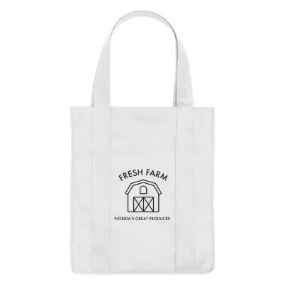 Custom Tote Bag Non-Woven Shopper Gusseted - 13 x 15 in - product view 2