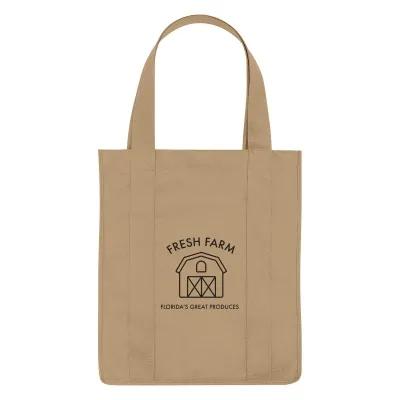Custom Tote Bag Non-Woven Shopper Gusseted - 13 x 15 in - product view 4