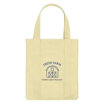 Custom Tote Bag Non-Woven Shopper Gusseted - 13 x 15 in - product view 35