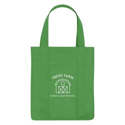 Custom Tote Bag Non-Woven Shopper Gusseted - 13 x 15 in - product view 37