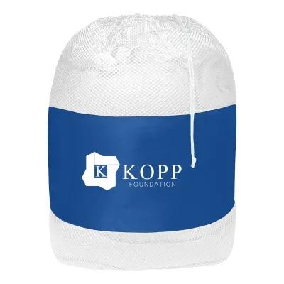 Mesh Laundry Bag with Drawstring Closure - 22 x 31 in