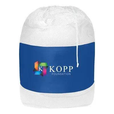 Mesh Laundry Bag with Drawstring Closure - 22 x 31 in - product view 3