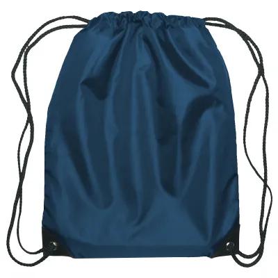 Recycled Drawstring Sports Pack Small with Leather Trim - 14 x 18 in - product view 39