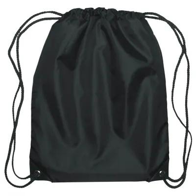 Recycled Drawstring Sports Pack Small with Leather Trim - 14 x 18 in - product view 57