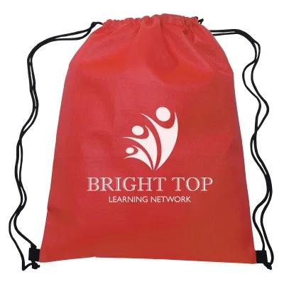 Non-Woven Recycled Drawstring Sports Pack - 13 x 16.5 in - product view 5