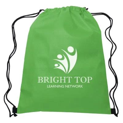 Non-Woven Recycled Drawstring Sports Pack - 13 x 16.5 in - product view 10