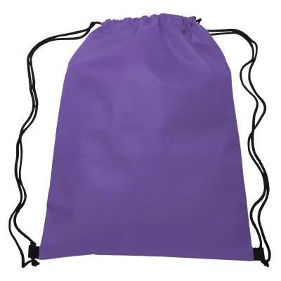 Non-Woven Recycled Drawstring Sports Pack - 13 x 16.5 in - product view 26