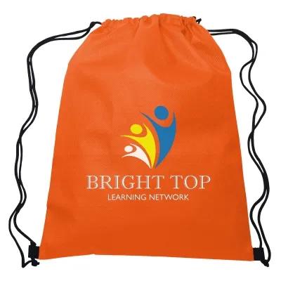 Non-Woven Recycled Drawstring Sports Pack - 13 x 16.5 in - product view 27
