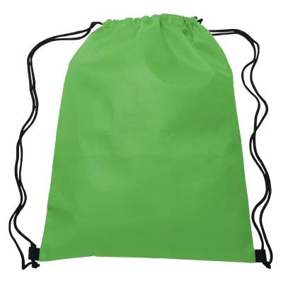 Non-Woven Recycled Drawstring Sports Pack - 13 x 16.5 in - product view 34
