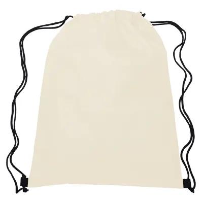 Non-Woven Recycled Drawstring Sports Pack - 13 x 16.5 in - product view 36