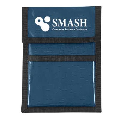 Recycled Neck Wallet Badge Holder with Clear Window - 5 x 6.63 in - product view 7