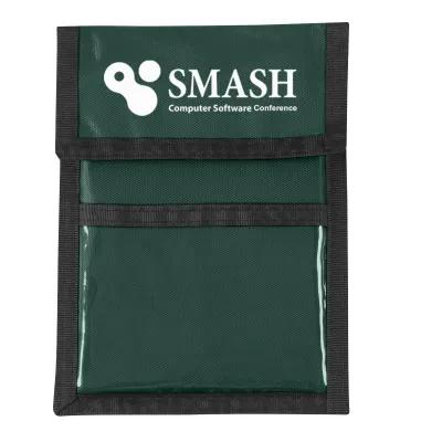 Recycled Neck Wallet Badge Holder with Clear Window - 5 x 6.63 in - product view 10