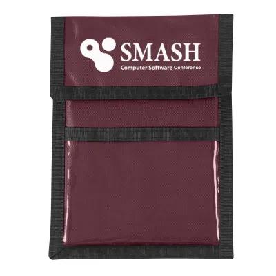 Recycled Neck Wallet Badge Holder with Clear Window - 5 x 6.63 in - product view 11