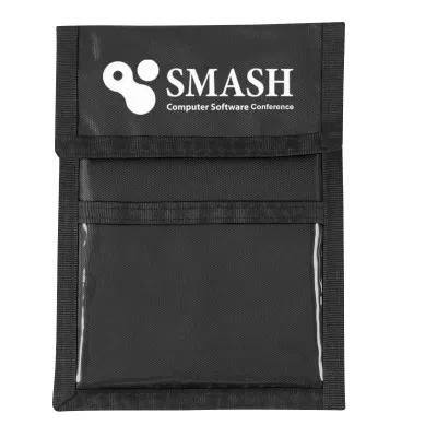 Recycled Neck Wallet Badge Holder with Clear Window - 5 x 6.63 in - product view 12