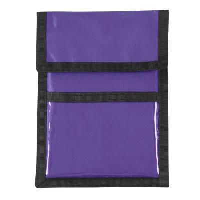 Recycled Neck Wallet Badge Holder with Clear Window - 5 x 6.63 in - product view 20