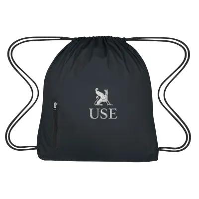 Ripstop Nylon Drawstring Sports Pack Large - 17 x 20 in - product view 2