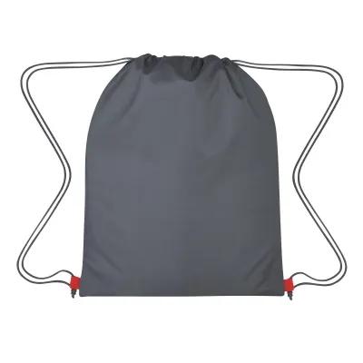 Drawstring Sports Pack Two-Tone with Earbud Slot - 13 x 16.5 in - product view 4