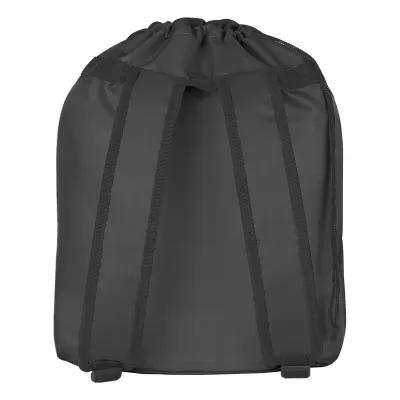Drawstring Backpack with Front Zippered Pocket - 15 x 17 x 3.5 in - product view 6