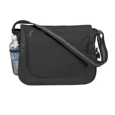 Messenger Bag with Striped Handle 600D Polyester - 14.5 x 12 x 4 in - product view 2