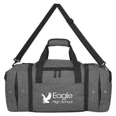 Duffel Bag Sneaker Compartment 600D Polycanvas - 22 x 9.5 x 11 in