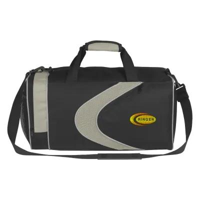 Sports Duffel Bag 600D Polyester with Mesh Panels - 19 x 10 x 9.75 in - product view 3