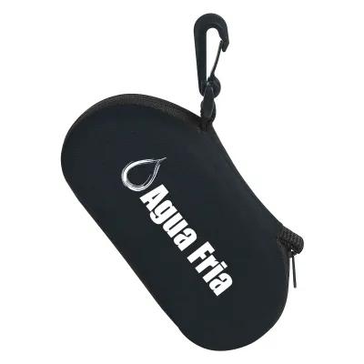Sunglass Case EVA Material with Clip - 6 x 3 in