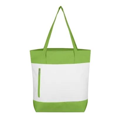 Custom Tote Bag 600D Polyester with PVC Backing - 16.75 x 15 x 5.5 in - product view 4