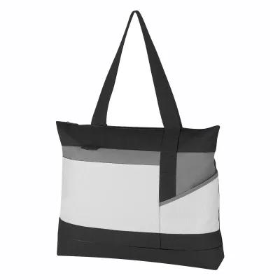 Custom Tote Bag 600D Polyester with ID Holder - 18 x 15 x 3 in - product view 4