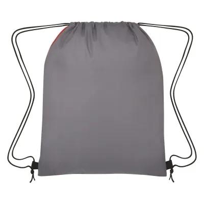 Custom Drawstring Backpack Polyester - 12.75 x 16.5 in - product view 4