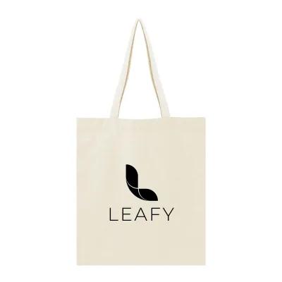 Custom Tote Bag Recycled Cotton 70% Blend - 14.5 x 16.5 in