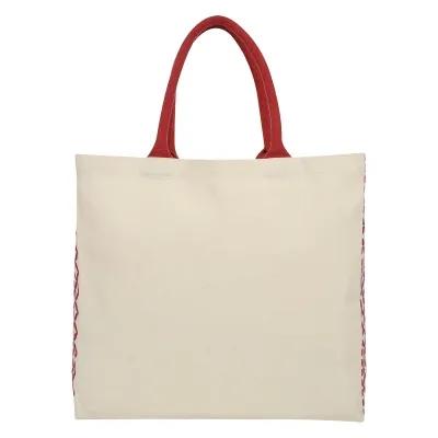 Custom Tote Bag Cotton Canvas 10 oz Gusseted - 15 x 14 x 6 in - product view 4