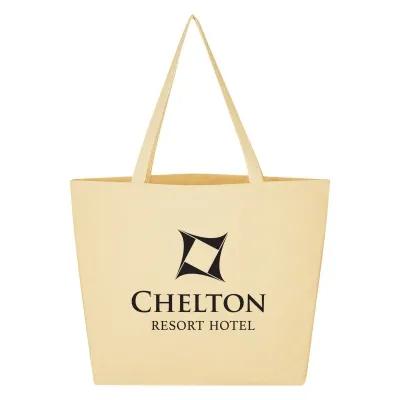 Custom Tote Bag Cotton Twill 10 oz Large - 20 x 15 x 5 in