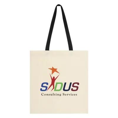 Custom Tote Bag Cotton Canvas 4 oz Lightweight - 15 x 16.25 in - product view 3