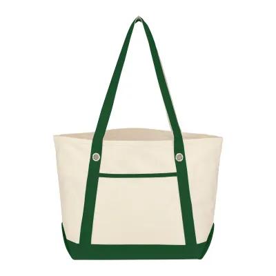 Custom Tote Bag Cotton Canvas 12 oz Sailing Style Medium - 20.5 x 13 x 7 in - product view 23