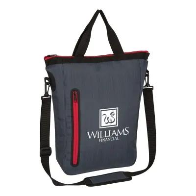 Custom Tote Bag Water-Resistant Nylon Padded Strap - 16.25 x 17.75 x 5 in