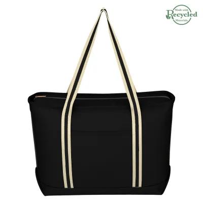 Custom Tote Bag Cotton Canvas Admiral Zippered - 23 x 14 in - product view 20