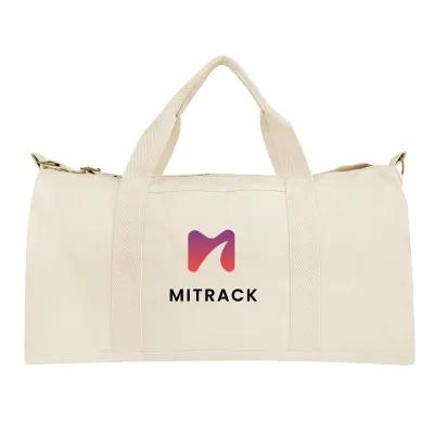 Duffel Bag Recycled Cotton Flat Bottom Large - 21.25 x 13.5 in - product view 6