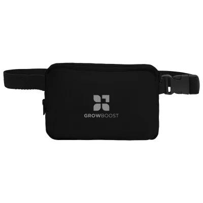 Belt Bag Recycled Cotton Canvas Adjustable - 8 x 5 in