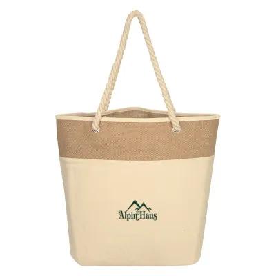 Custom Tote Bag 12 oz Cotton Canvas Bottom Gusset - 19 x 15 x 8 in - product view 2