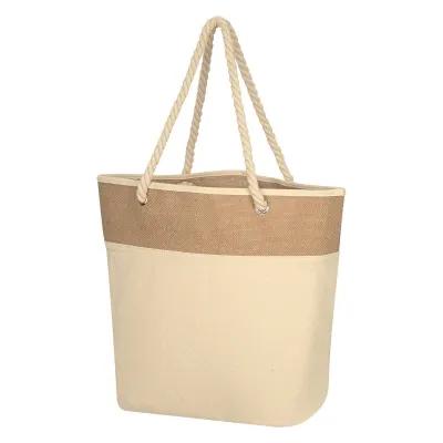 Custom Tote Bag 12 oz Cotton Canvas Bottom Gusset - 19 x 15 x 8 in - product view 5