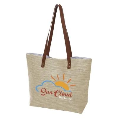Tote Bag 600D Polyester Magnetic Snap Closure - 18.9 x 13.8 in - product view 3